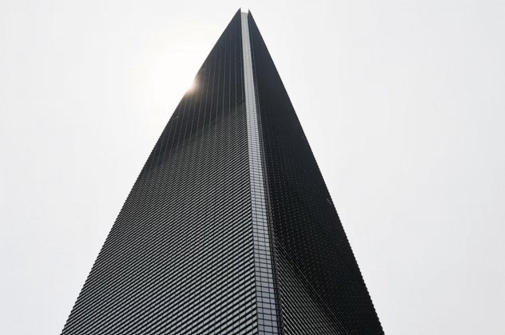 Shanghai World Financial Center, where a Wells Fargo office is situated