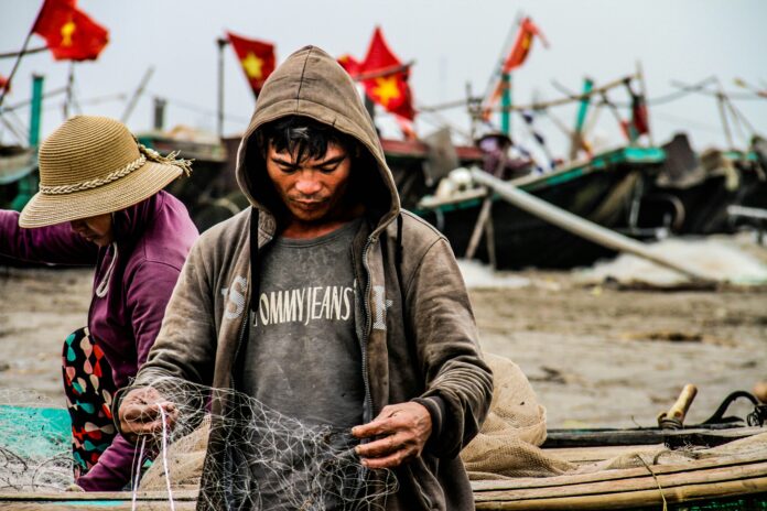 Vietnam People Working