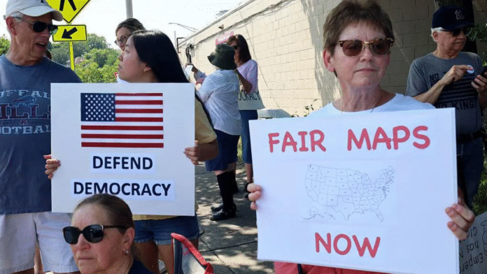 California Texas redistricting battle