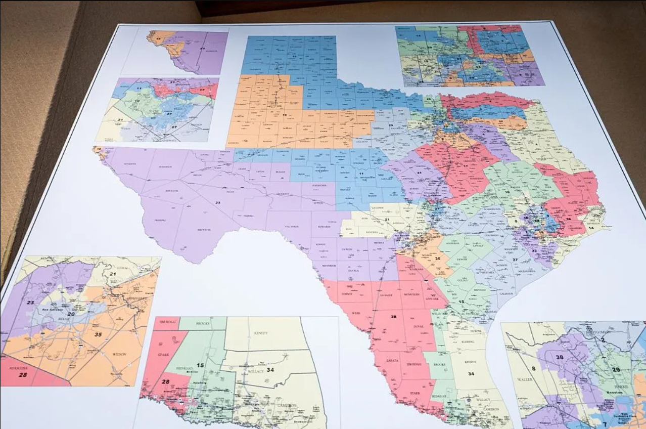 California Texas redistricting battle