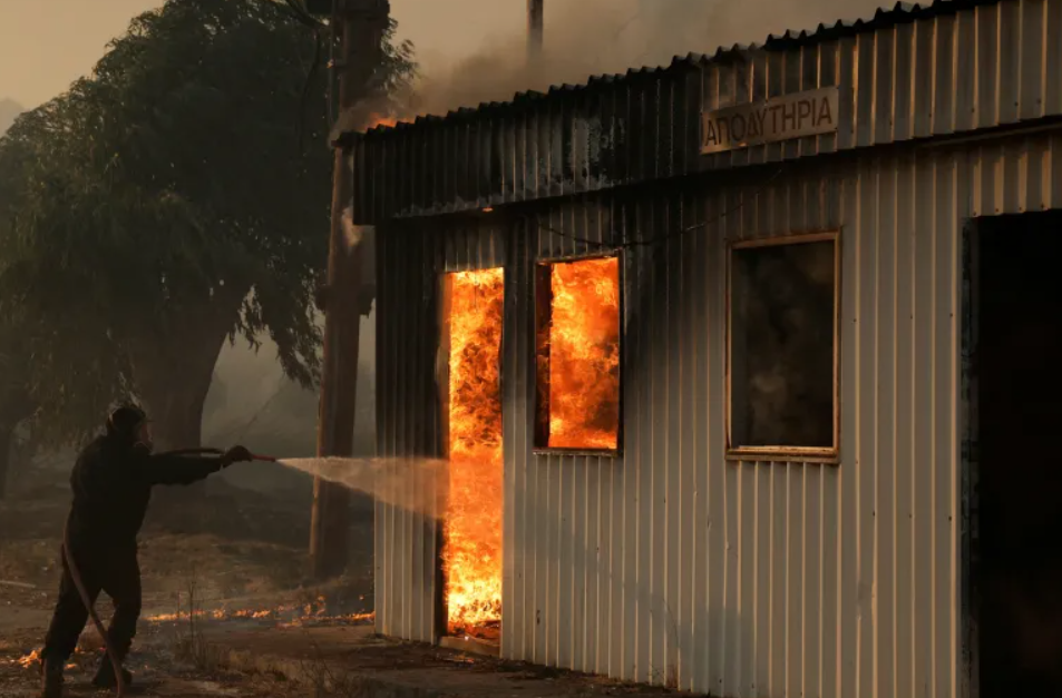 Greece Europe wildfire crisis