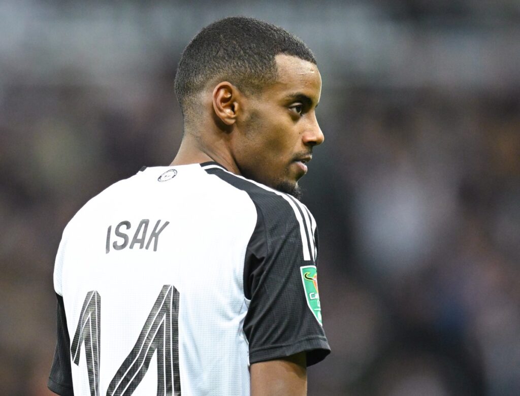 Isak saga Newcastle Liverpool