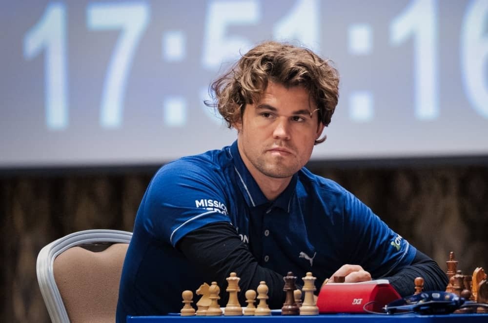 Chess grandmaster Carlsen 