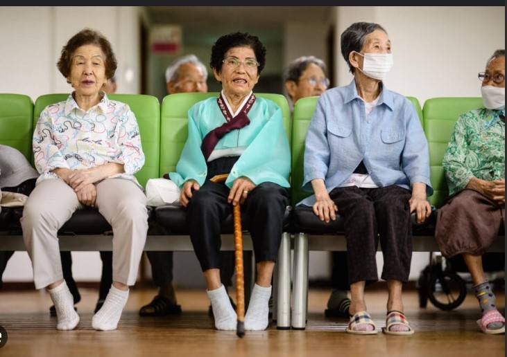 Korean survivors of the Hiroshima bomb