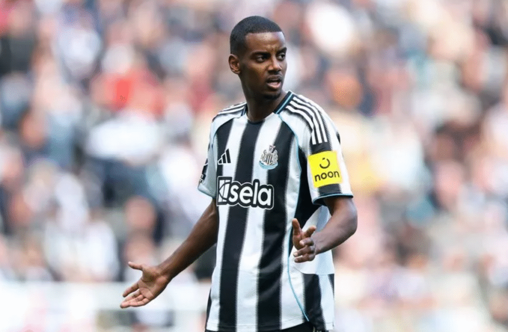 Isak saga Newcastle Liverpool