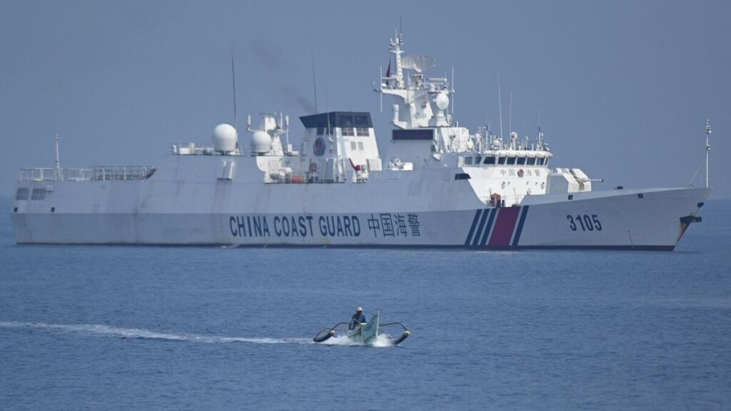 China warship collision Philippines Scarborough Shoal