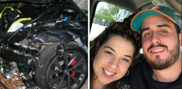people in tesla crash