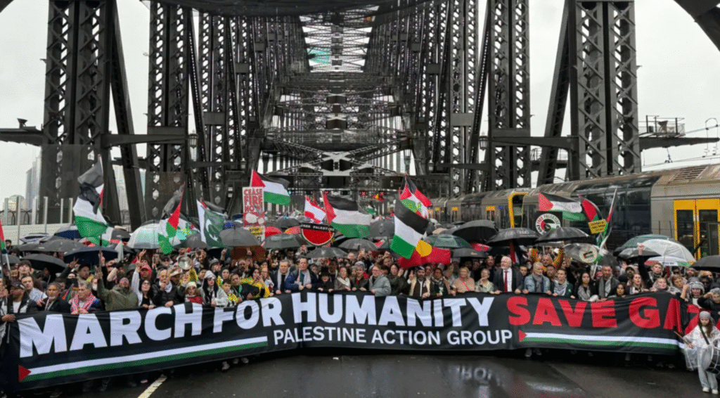 sydney palestine march