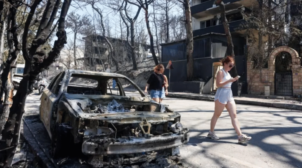 Southern Europe wildfires surge