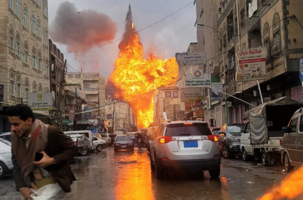 israeli bombardment in yemen