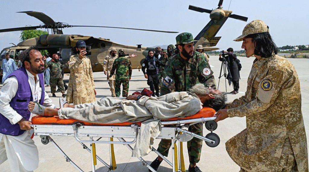 Afghan earthquake tragedy