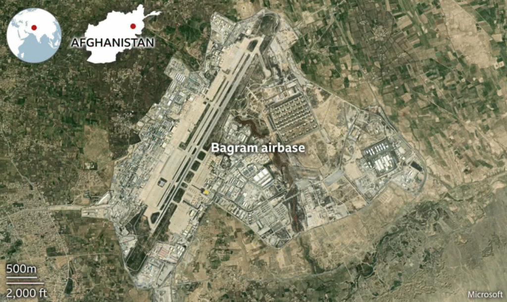 taliban trump airbase dispute