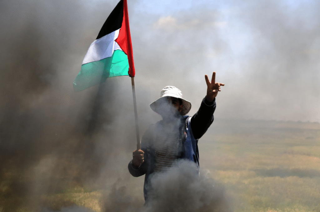 Palestinians celebrate ceasefire deal