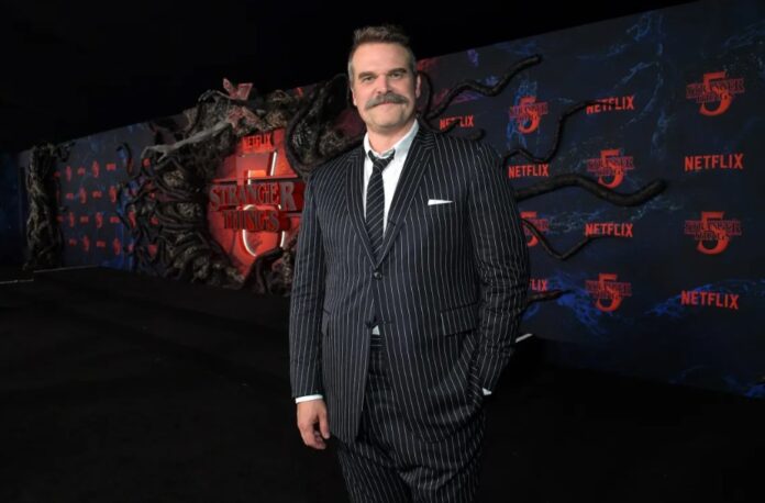 David Harbour gray hair
