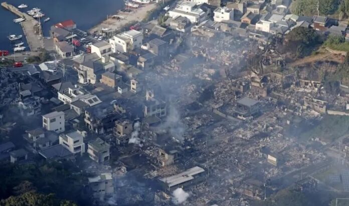 Japan largest urban fire