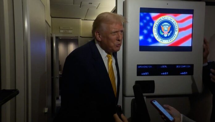 Trump Epstein reporter remark