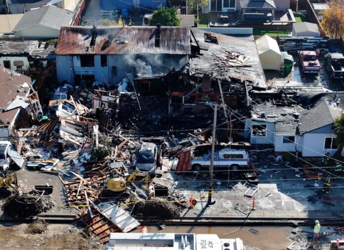 California house explosion injured