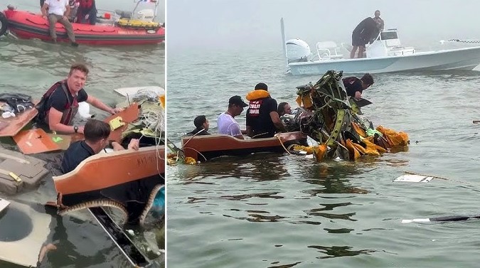 Mexican Navy flight survivor